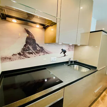 アパート Cosy Modern With Balcony And Matterhorn View ツェルマット