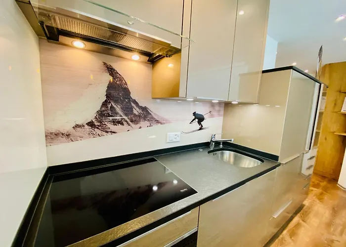 公寓 Cosy Modern With Balcony And Matterhorn View 采尔马特